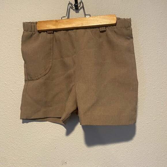 1980s Girl Scouts Brownie Uniform Set Dress Shirt Shorts Size 10 Fits 78 - Picture 5 of 6